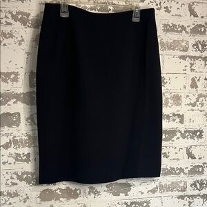 Ann Taylor Classic Black Pencil Skirt